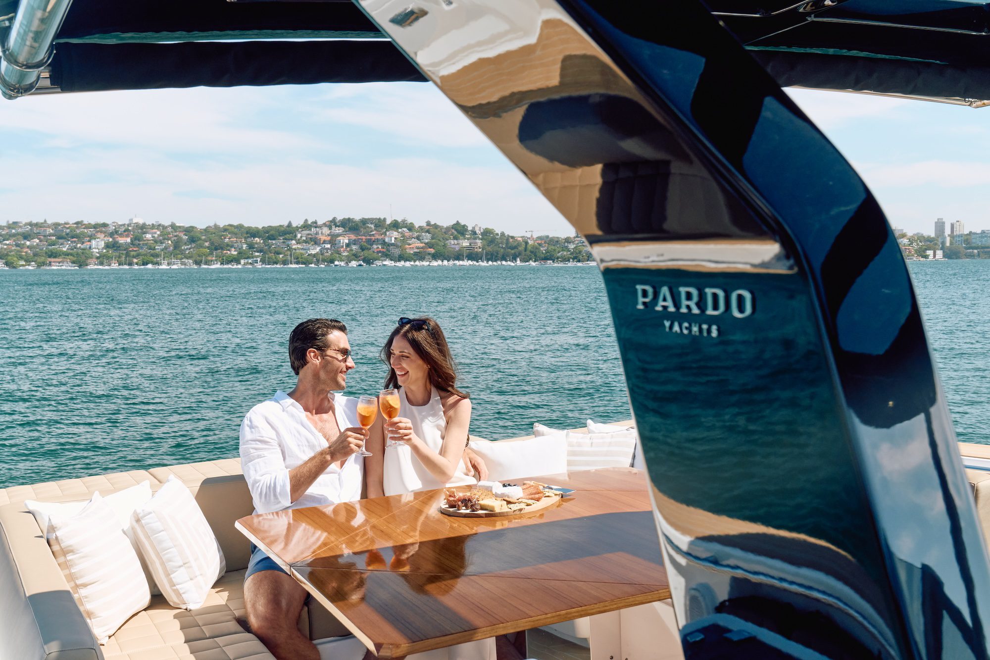 DSC04647 Driving the Pardo 50 yacht on the water