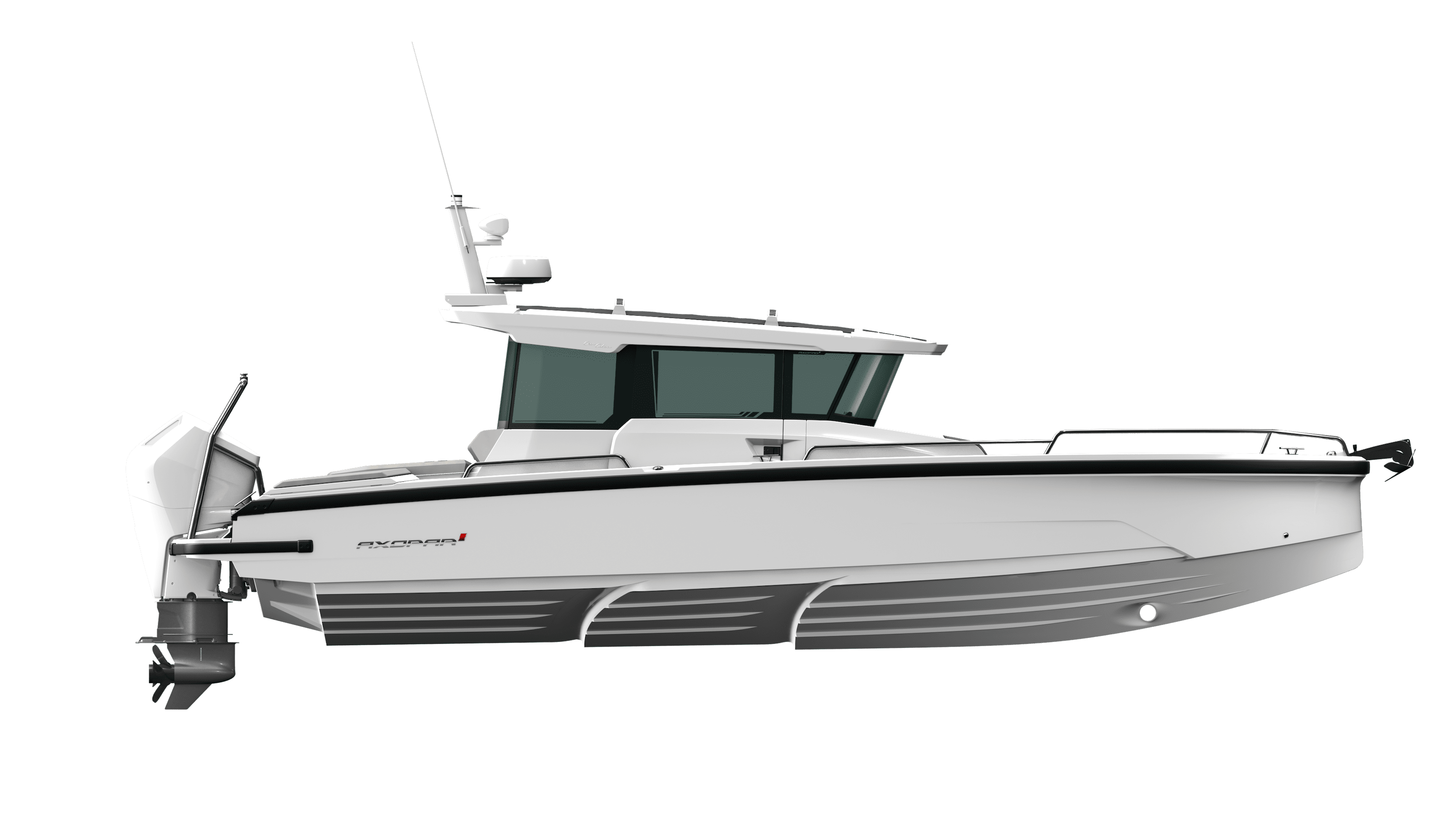 Axopar 29 Cross Cabin Render