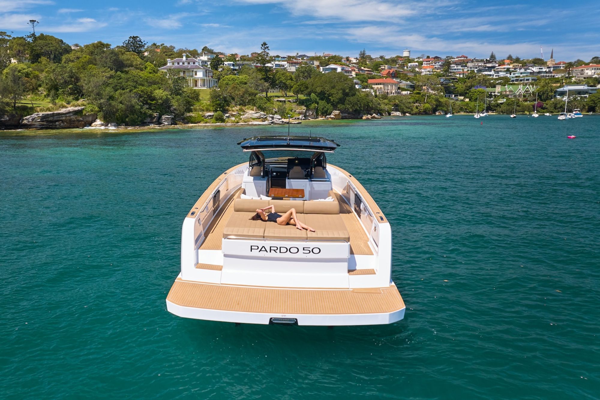 2 Pardo 50 yacht detail bow