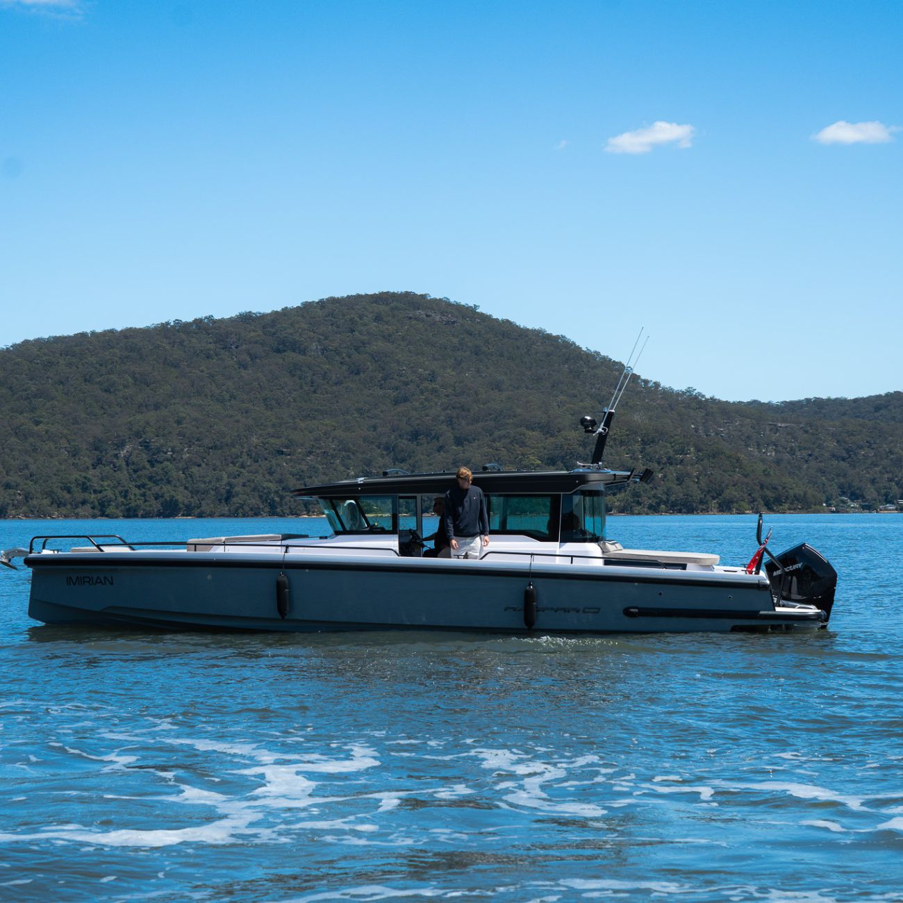 1 Pardo 50 yacht on the water