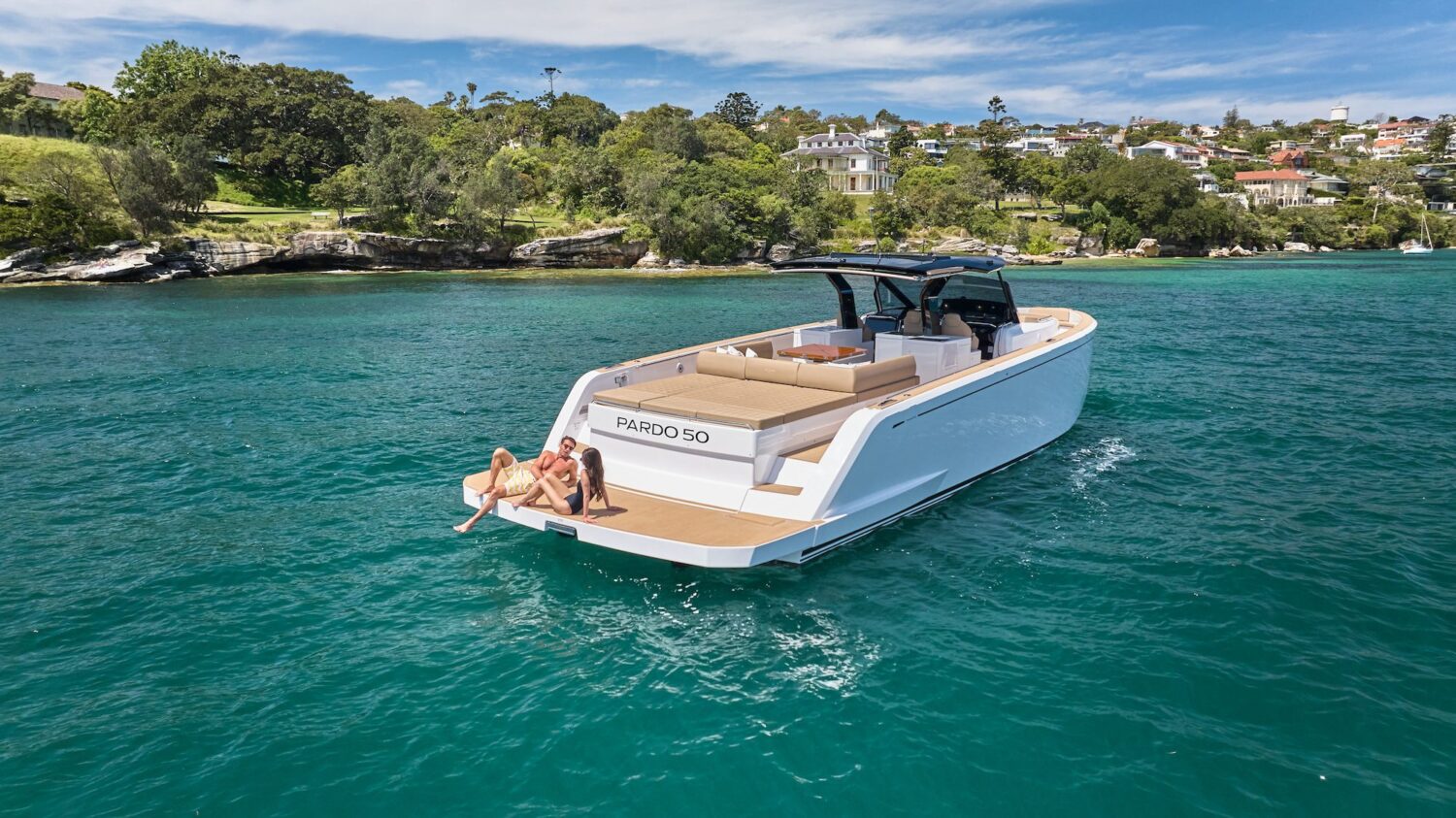 default Pardo 50 yacht on the water